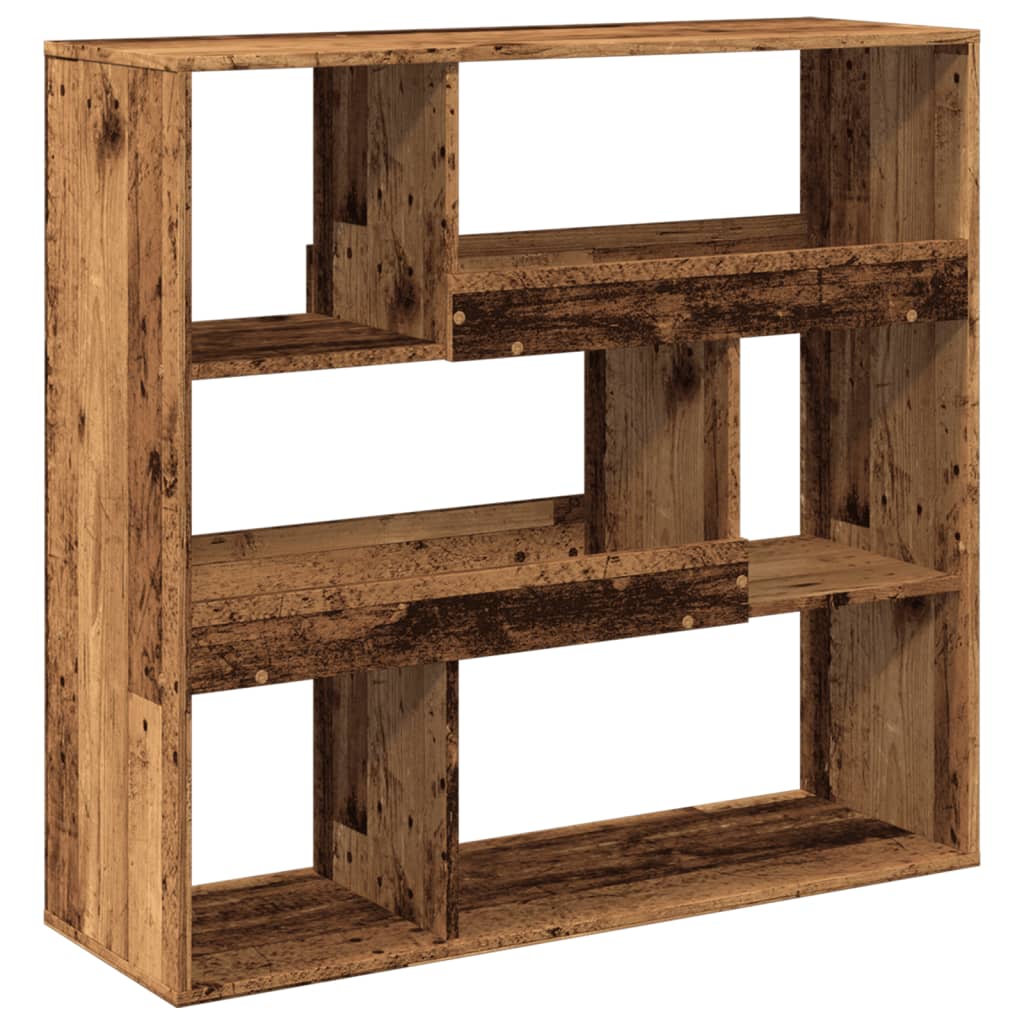 Romdeler gammelt tre 100x33x94,5 cm konstruert tre