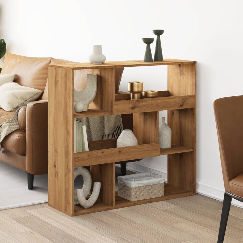 Romdeler artisan eik 100x33x94,5 cm konstruert tre