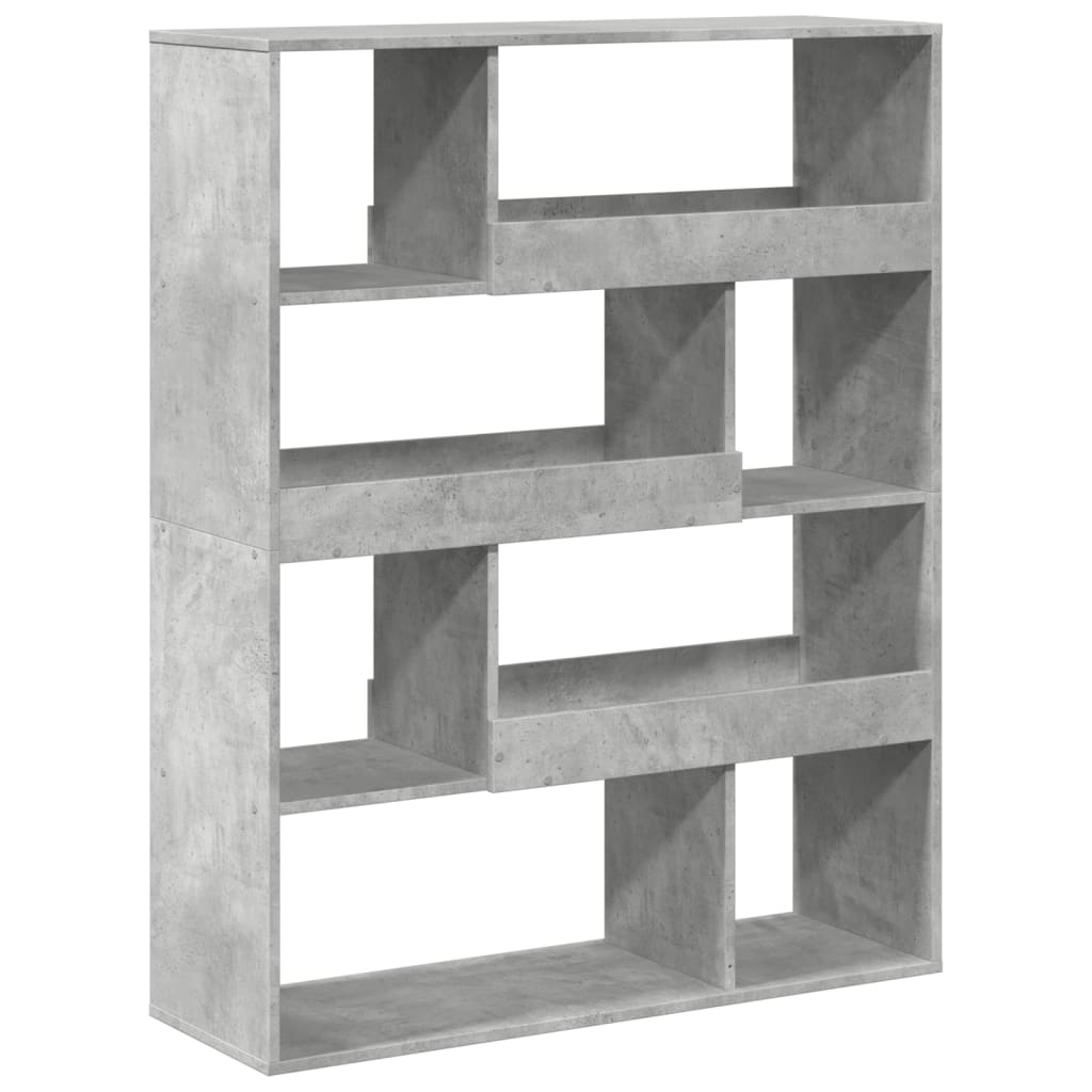 Romdeler betonggrå 100x33x125,5 cm konstruert tre