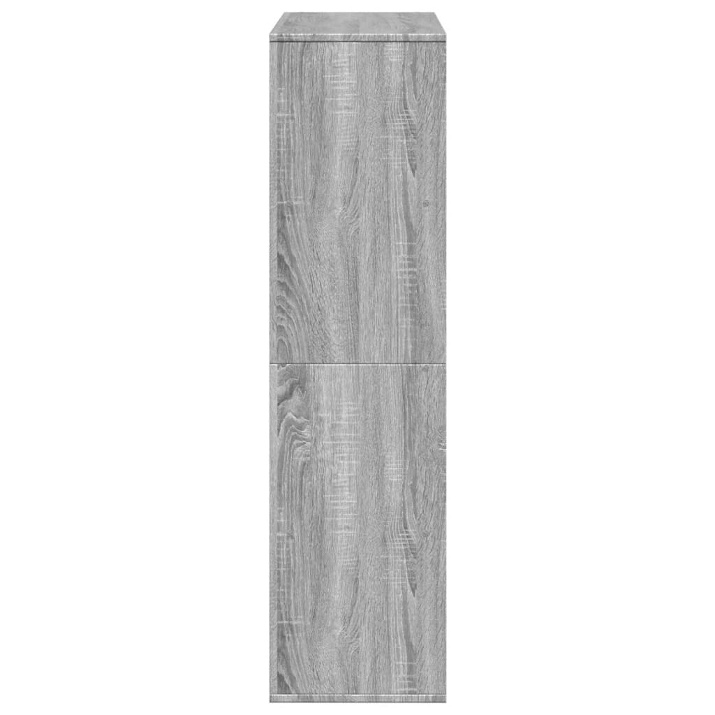 Romdeler grå sonoma 100x33x125,5 cm konstruert tre