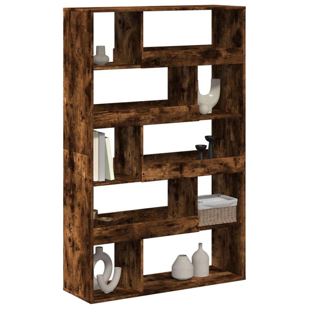 Romdeler røkt eik 100x33x156,5 cm konstruert tre vidaXL