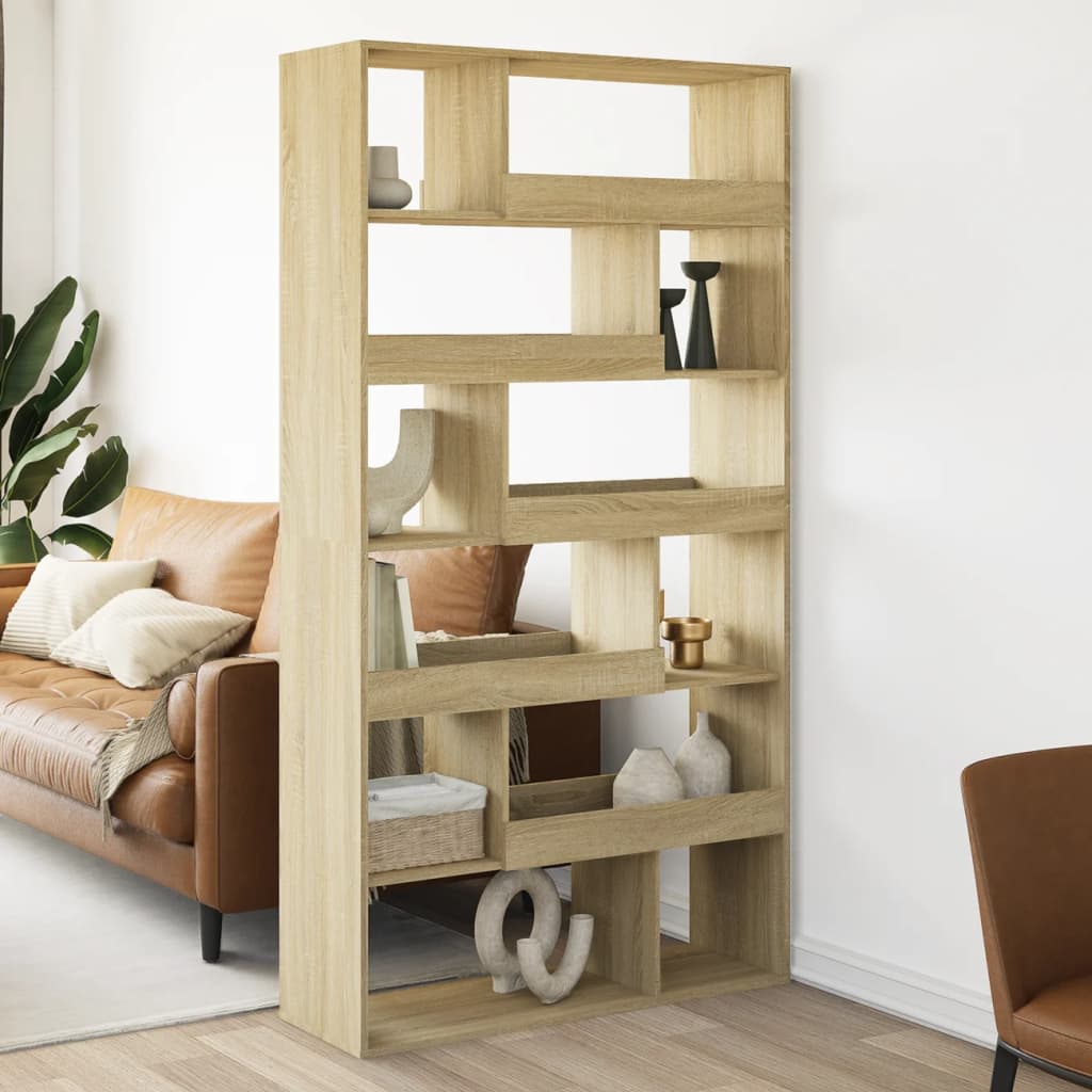 Romdeler sonoma eik 100x33x187,5 cm konstruert tre vidaXL