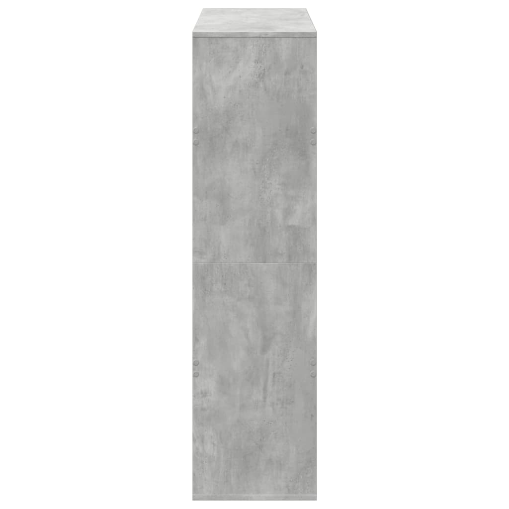 Romdeler betonggrå 100x33x125,5 cm konstruert tre