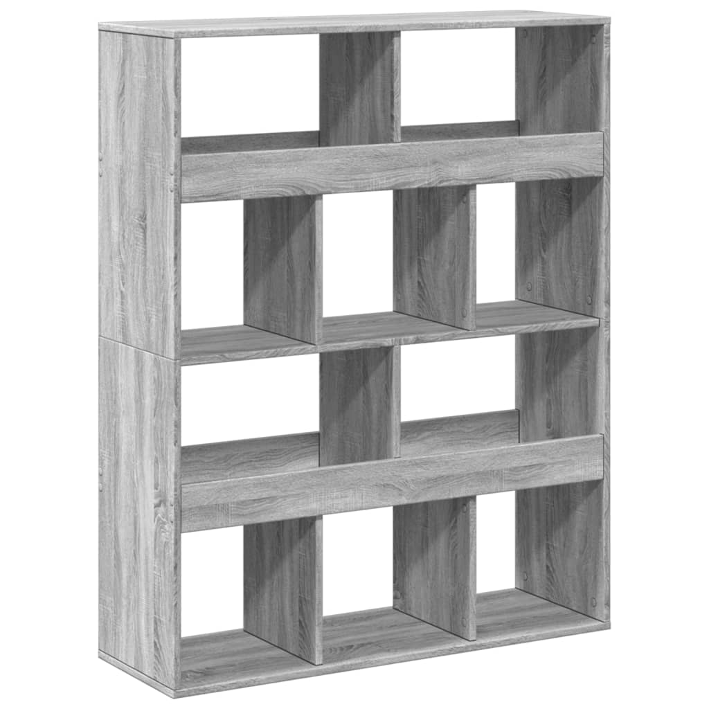 Romdeler grå sonoma 100x33x125,5 cm konstruert tre