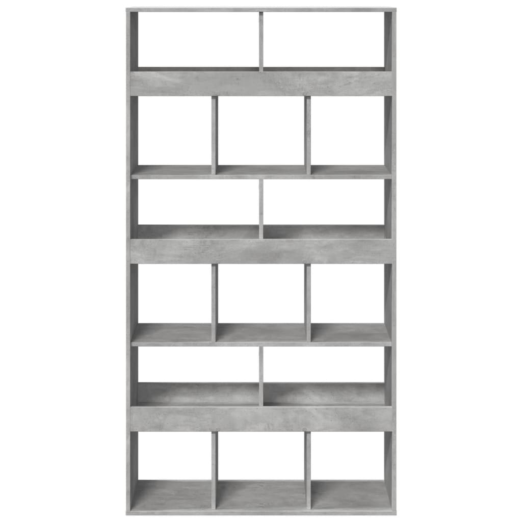 Romdeler betonggrå 100x33x187,5 cm konstruert tre