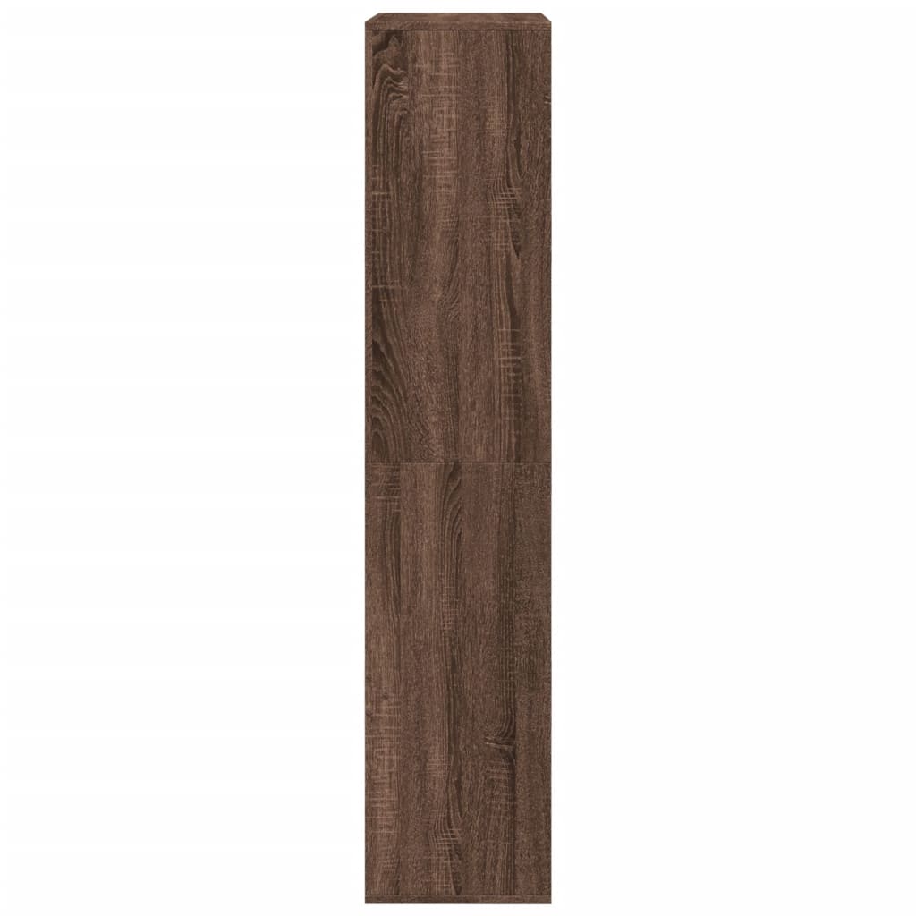 Romdeler brun eik 100x33x155,5 cm konstruert tre