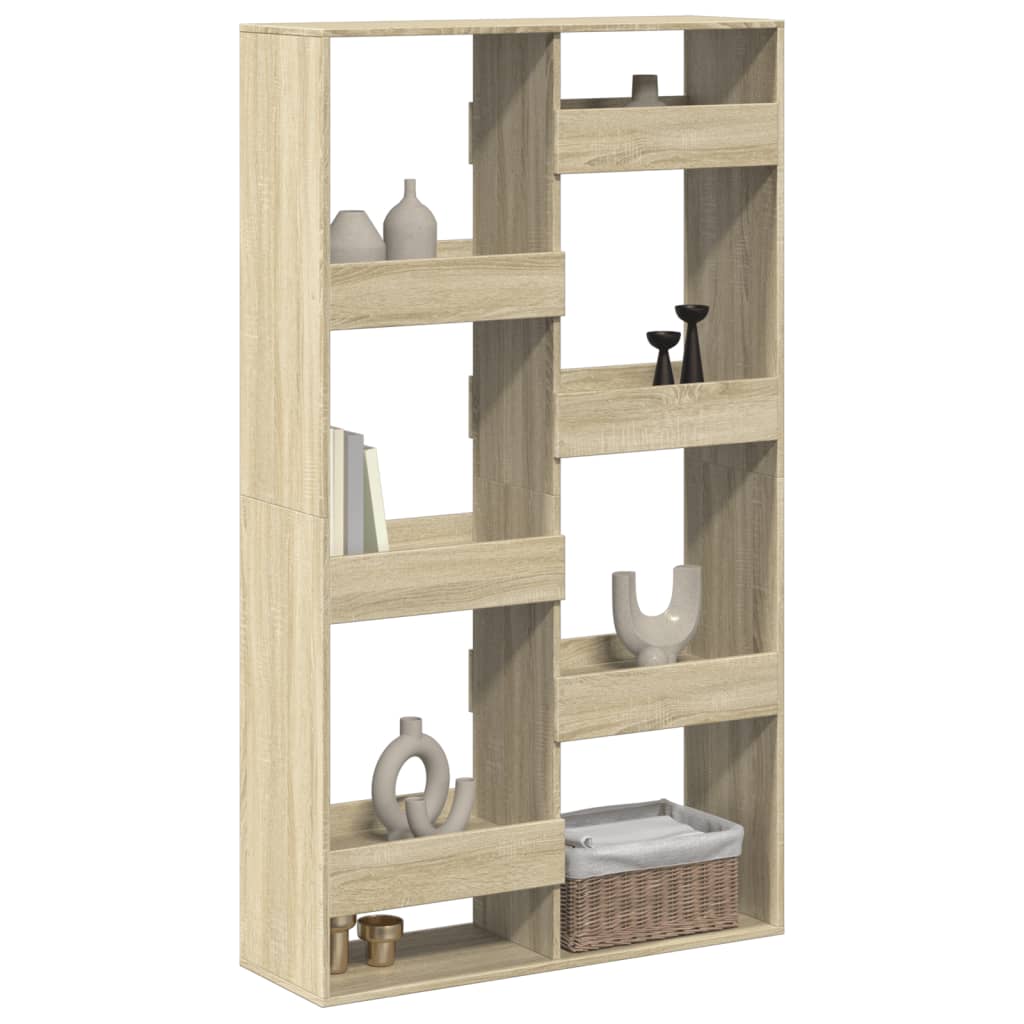 Romdeler sonoma eik 100x33x175 cm konstruert tre