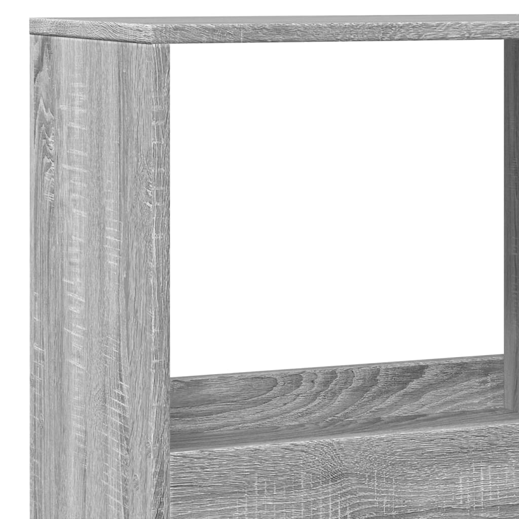Romdeler grå sonoma 100x33x175 cm konstruert tre