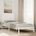 Ekstra lang sengeramme uten madrass hvit 90x210 cm heltre