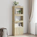 Highboard sonoma eik 63x33x180 cm konstruert tre