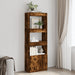 Highboard røkt eik 63x33x180 cm konstruert tre
