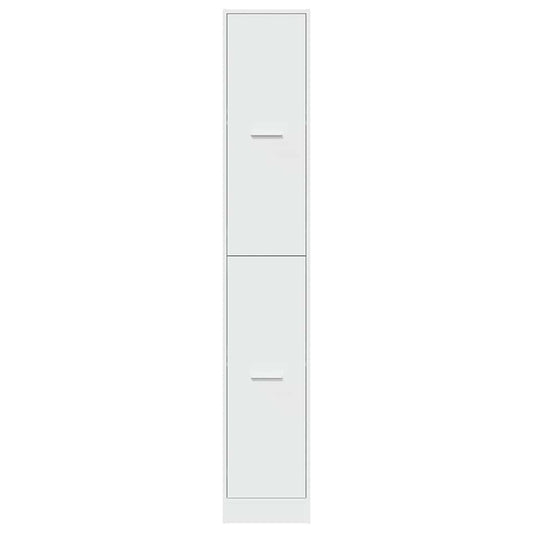 Apotekskap hvit 30x41x174,5 cm konstruert tre