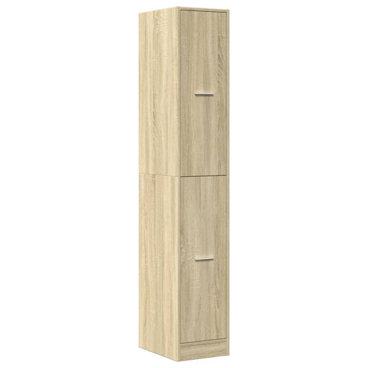 Apotekskap sonoma eik 30x41x174,5 cm konstruert tre