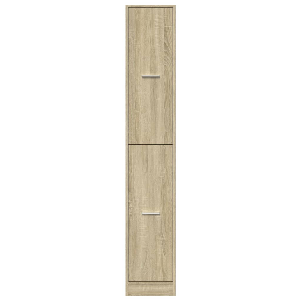 Apotekskap sonoma eik 30x41x174,5 cm konstruert tre