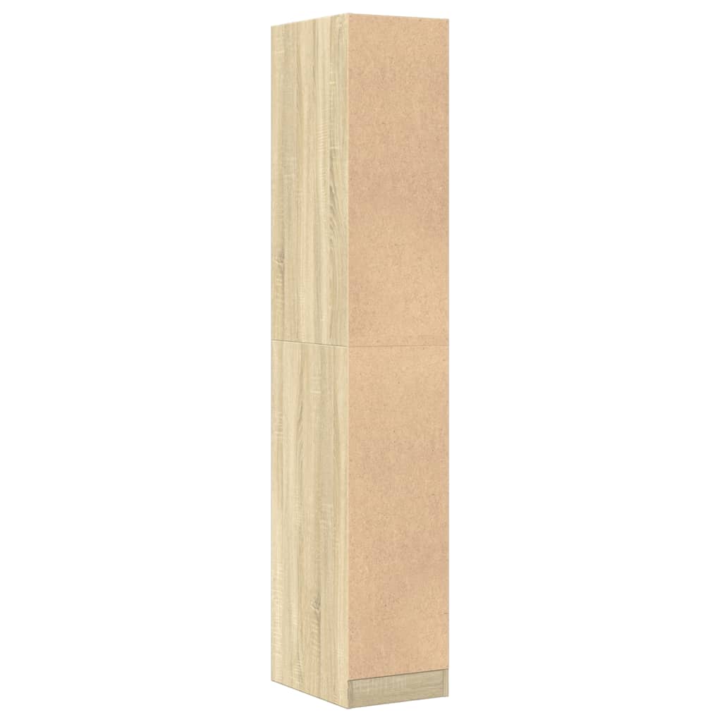 Apotekskap sonoma eik 30x41x174,5 cm konstruert tre