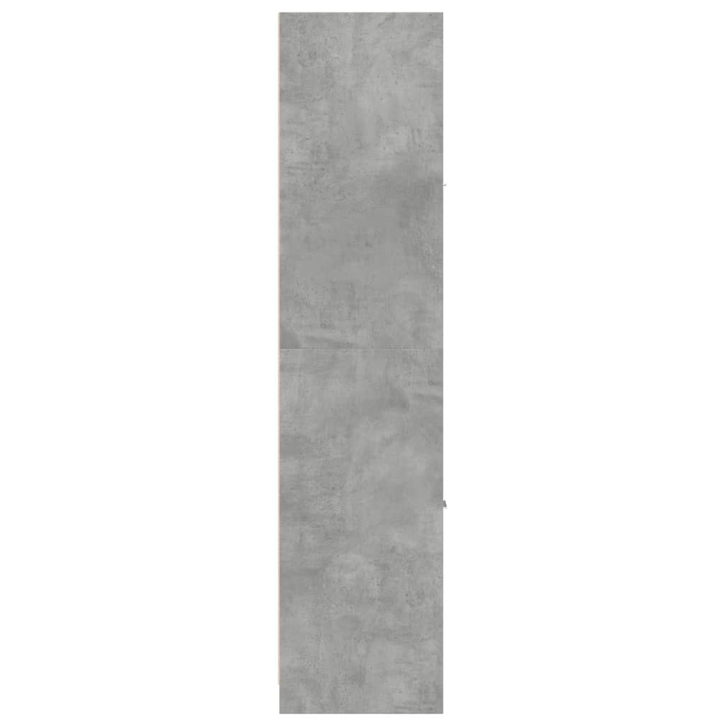 Apotekskap betonggrå 30x41x174,5 cm konstruert tre