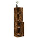 Apotekskap røkt eik 30x41x174,5 cm konstruert tre