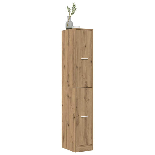 Apotekskap artisan eik 30x41x174,5 cm konstruert tre
