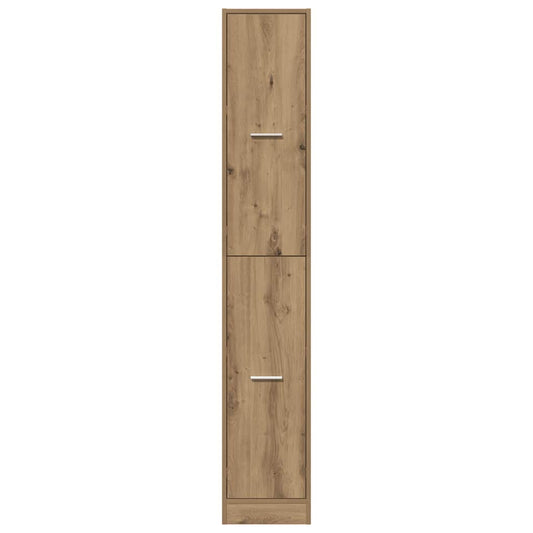 Apotekskap artisan eik 30x41x174,5 cm konstruert tre