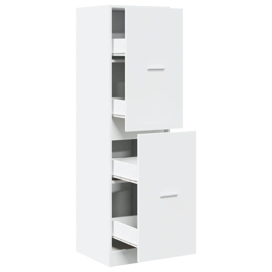 Apotekskap hvit 40x41x144,5 cm konstruert tre