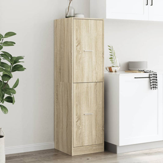 Apotekskap sonoma eik 40x41x144,5 cm konstruert tre