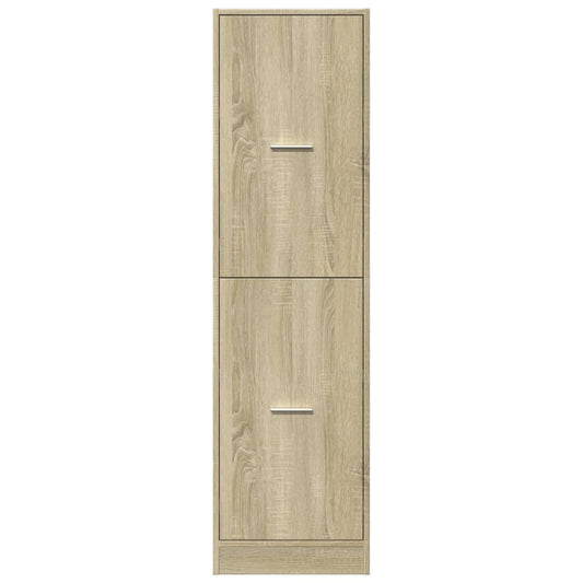 Apotekskap sonoma eik 40x41x144,5 cm konstruert tre