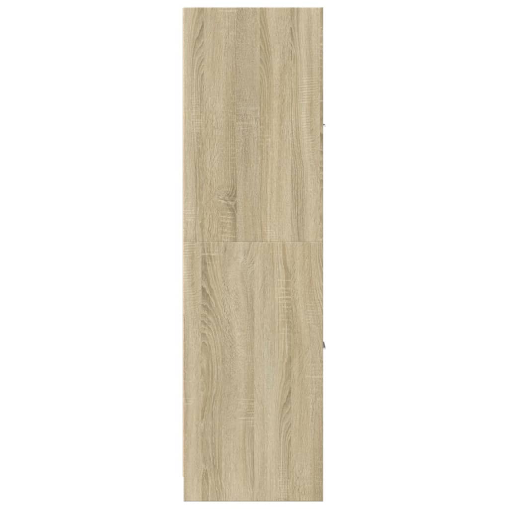 Apotekskap sonoma eik 40x41x144,5 cm konstruert tre