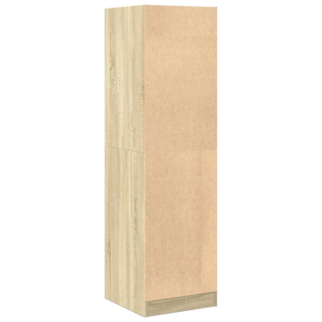 Apotekskap sonoma eik 40x41x144,5 cm konstruert tre