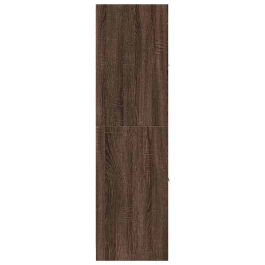 Apotekskap brun eik 40x41x144,5 cm konstruert tre