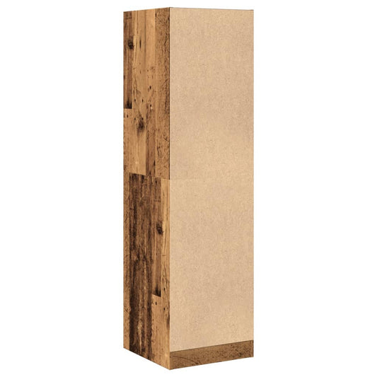 Apotekskap gammelt tre 40x41x144,5 cm konstruert tre
