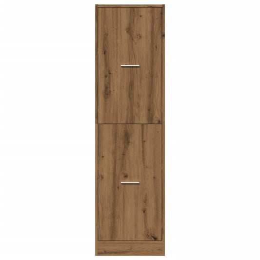 Apotekskap artisan eik 40x41x144,5 cm konstruert tre