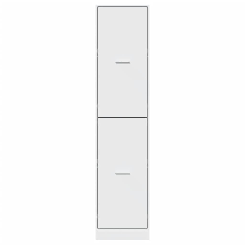 Apotekskap hvit 40x41x174,5 cm konstruert tre