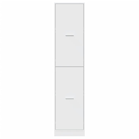 Apotekskap hvit 40x41x174,5 cm konstruert tre