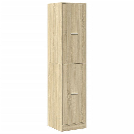Apotekskap sonoma eik 40x41x174,5 cm konstruert tre