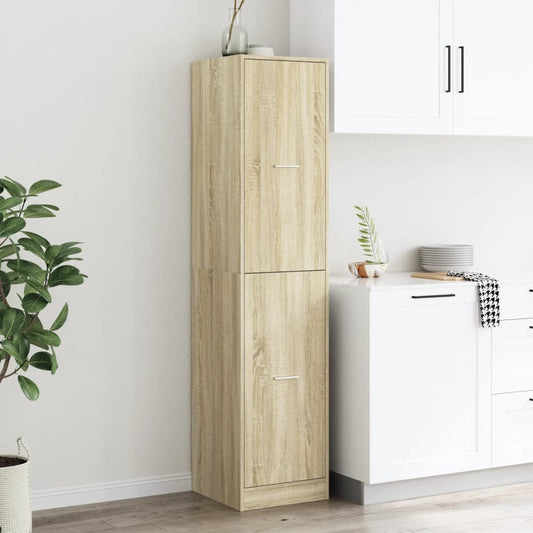 Apotekskap sonoma eik 40x41x174,5 cm konstruert tre