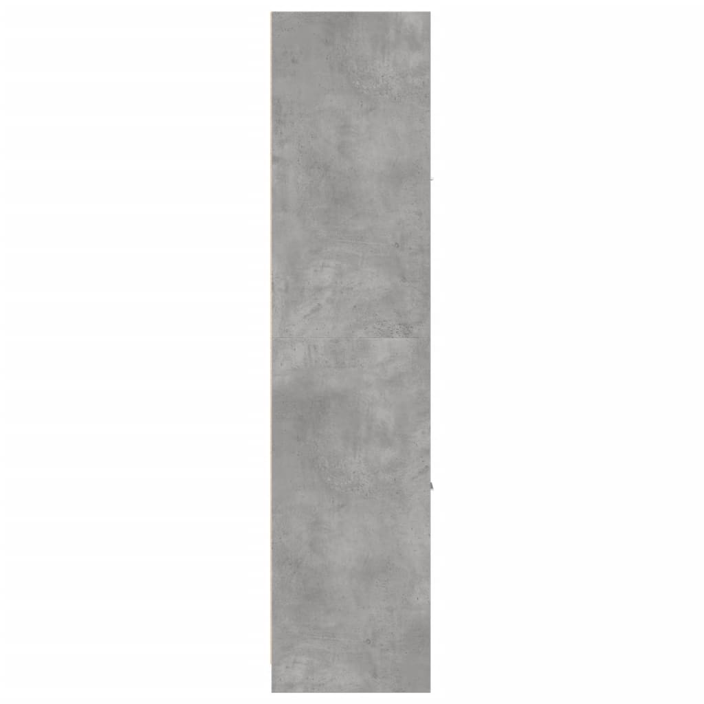 Apotekskap betonggrå 40x41x174,5 cm konstruert tre