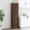 Apotekskap brun eik 40x41x174,5 cm konstruert tre