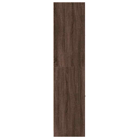 Apotekskap brun eik 40x41x174,5 cm konstruert tre