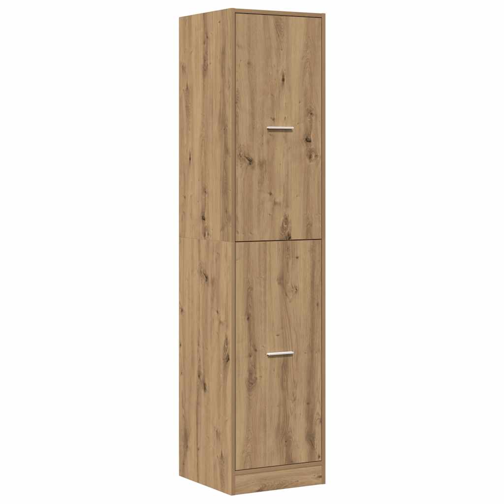 Apotekskap artisan eik 40x41x174,5 cm konstruert tre