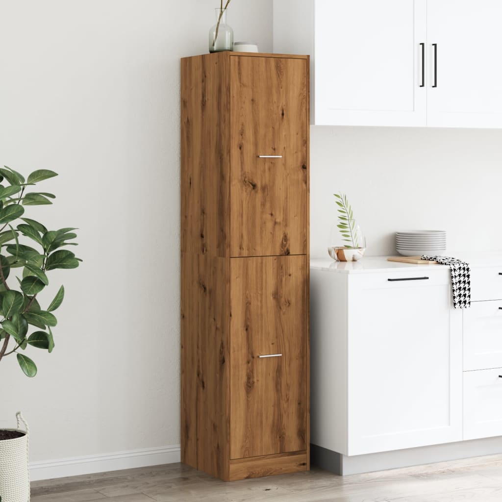 Apotekskap artisan eik 40x41x174,5 cm konstruert tre