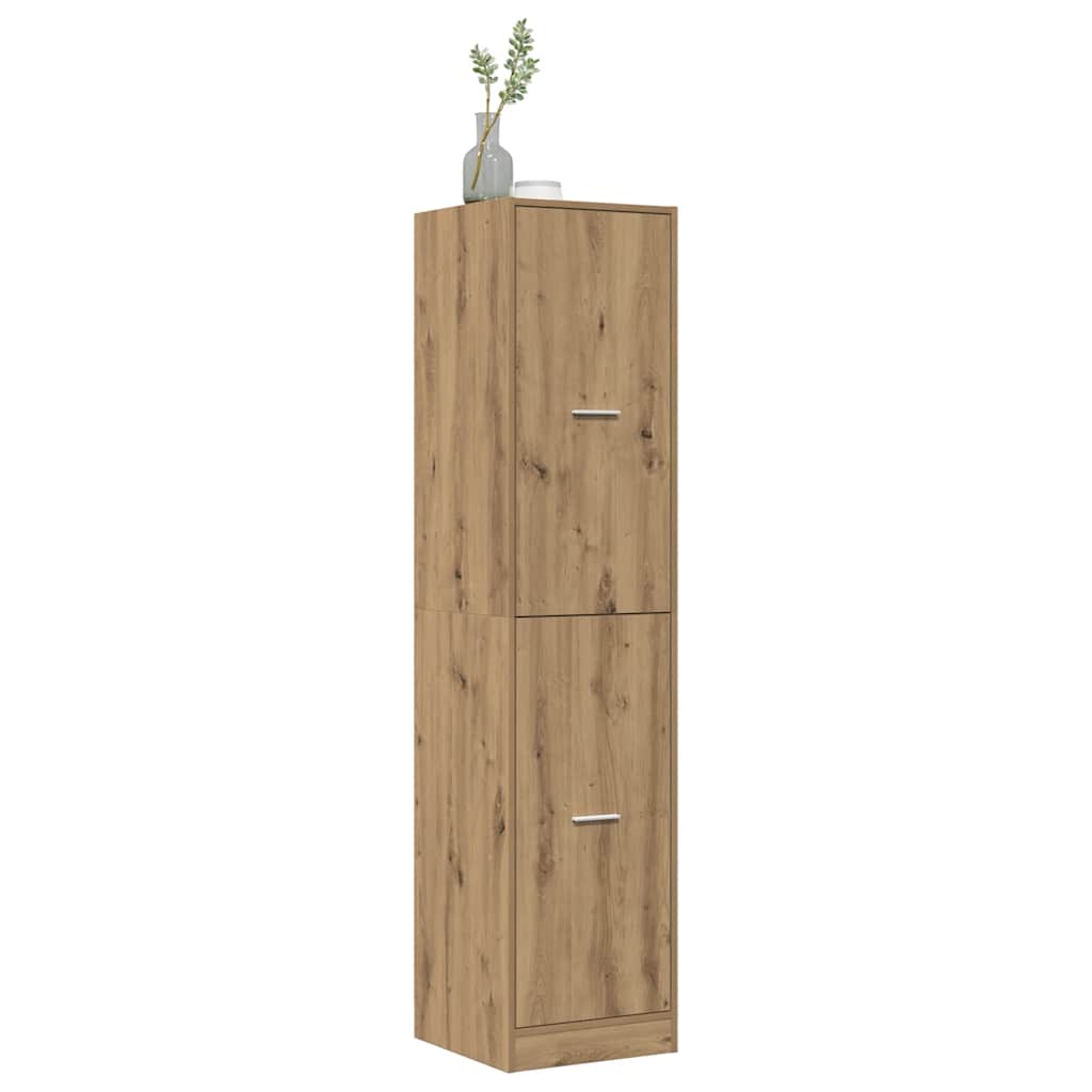 Apotekskap artisan eik 40x41x174,5 cm konstruert tre