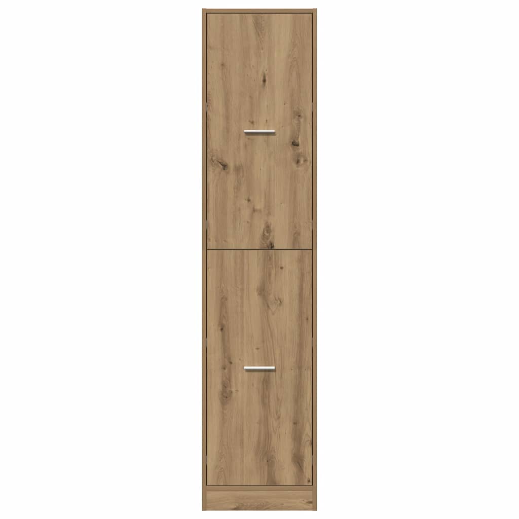 Apotekskap artisan eik 40x41x174,5 cm konstruert tre