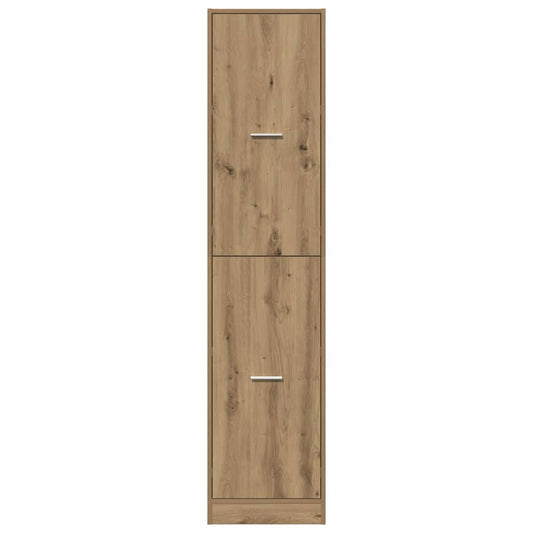 Apotekskap artisan eik 40x41x174,5 cm konstruert tre