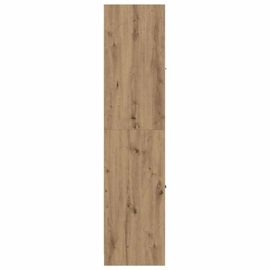 Apotekskap artisan eik 40x41x174,5 cm konstruert tre