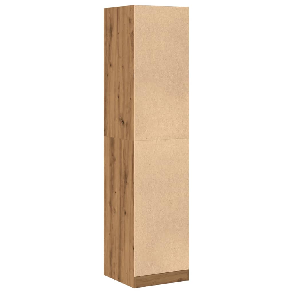 Apotekskap artisan eik 40x41x174,5 cm konstruert tre