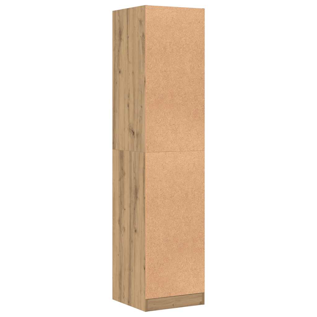Apotekskap artisan eik 40x41x174,5 cm konstruert tre