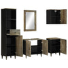 Baderomsskapsett 5 deler heltre mango