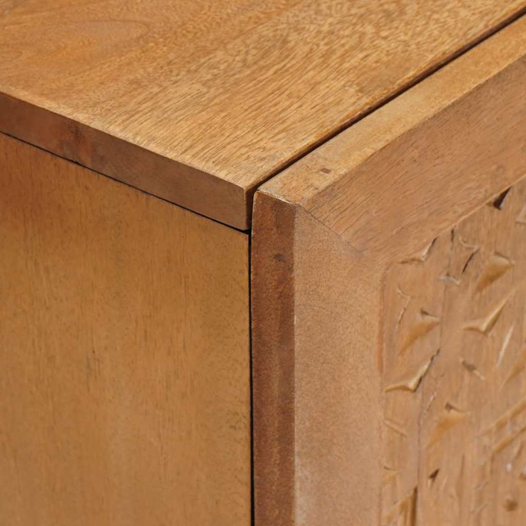 Baderomsinnredningssett 2 pcs Brun 62 x 33 x 58 cm heltre mango