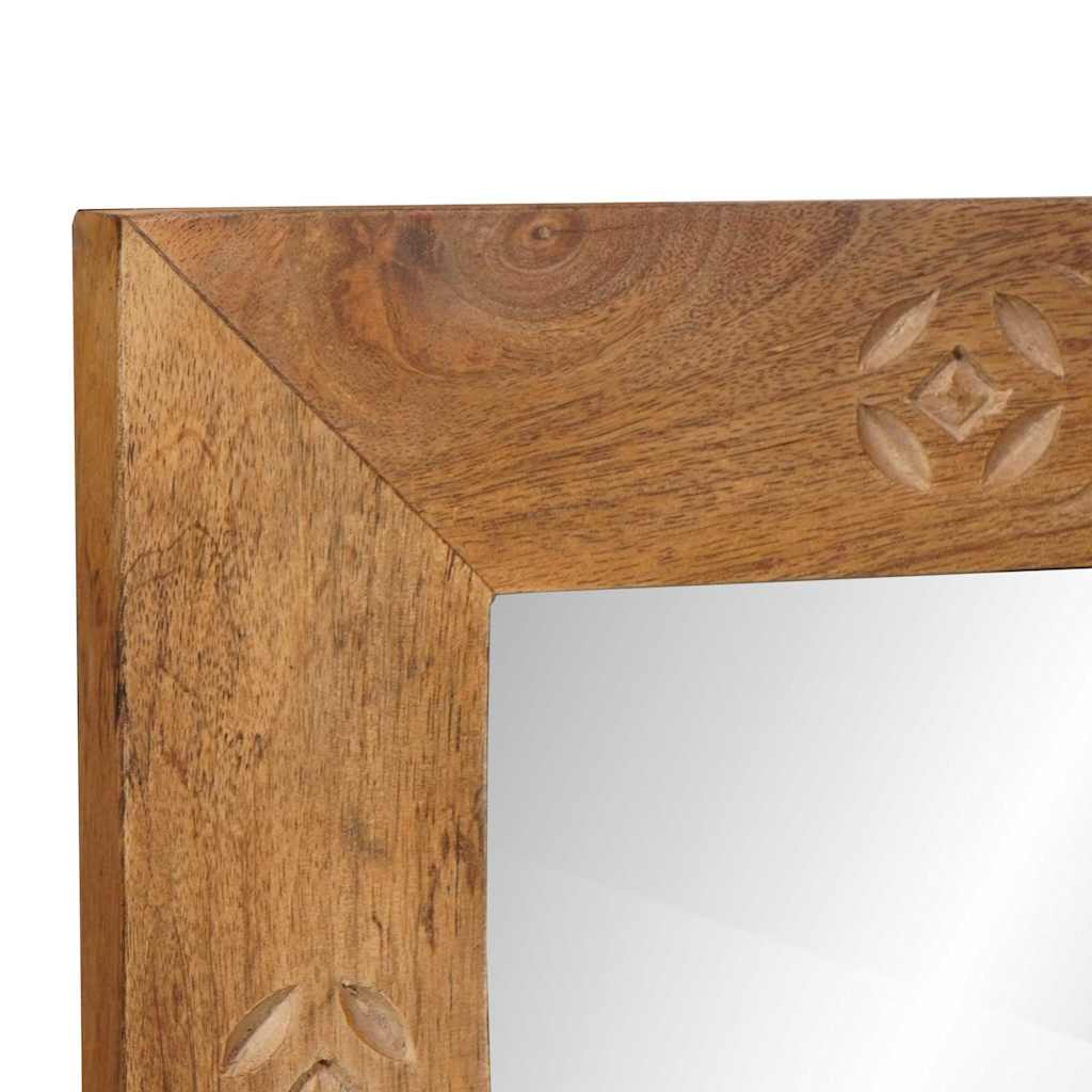Baderomsinnredningssett 2 pcs Brun 62 x 33 x 58 cm heltre mango