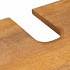 Baderomsinnredningssett 2 pcs Brun 62 x 33 x 58 cm heltre mango